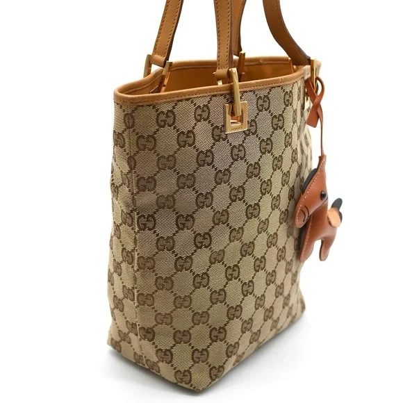 🍓GUCCI Canvas Shoulder Bag - Picture 4 of 14